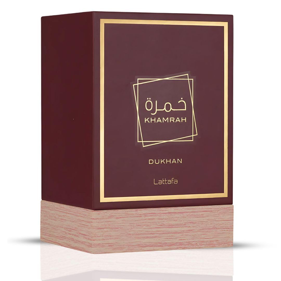 Lattafa Khamrah Dukhan for Unisex Eau de Parfum Spray, 3.4 Ounce / 100 ml - D'La Moda