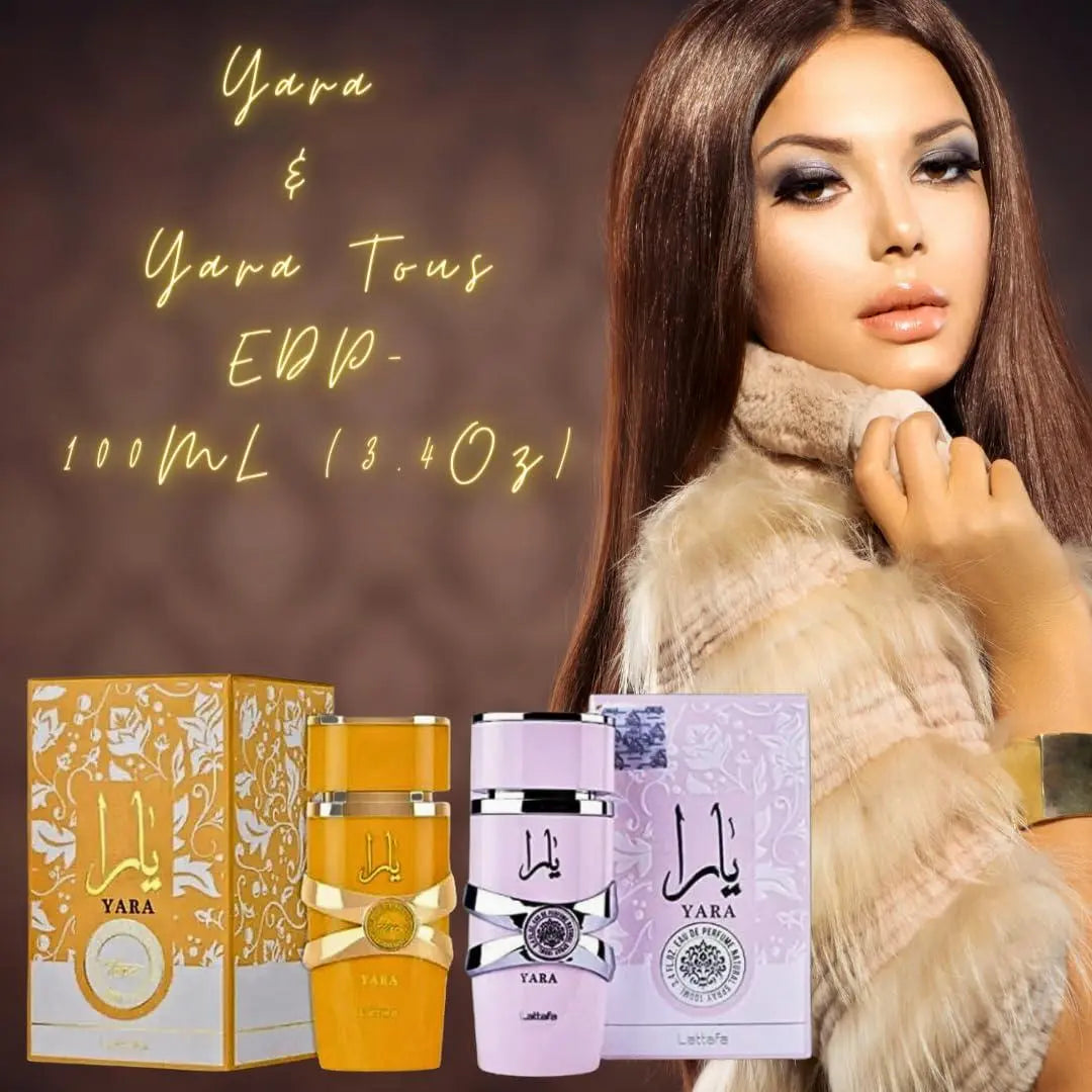 Lattafa Yara & Yara Tous EDP 100ml Duo Pack – Ultimate Tropical & Gourmand Perfume Combo for Women
