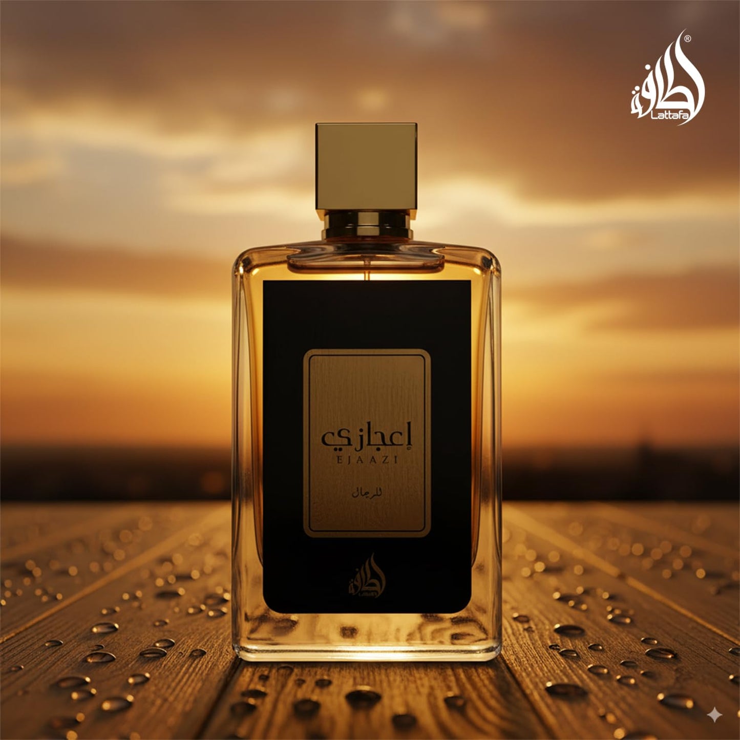 Lattafa Ejaazi for Men Eau de Parfum Spray, 3.4 Ounce - D'La Moda