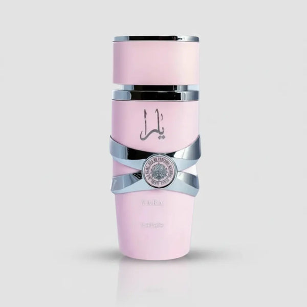 Yara by Lattafa D'La Moda women's Eau De Parfum bottle, 100ml, with elegant fragrance packaging and design.