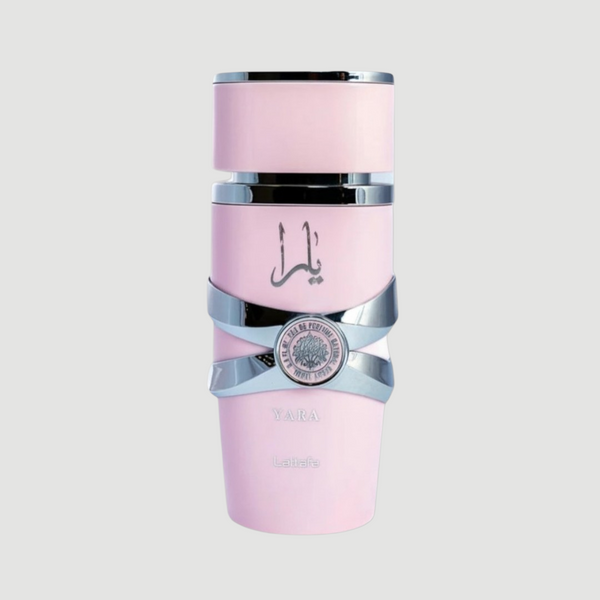 Yara by Lattafa D'La Moda women's Eau De Parfum bottle, 100ml, with elegant fragrance packaging and design.